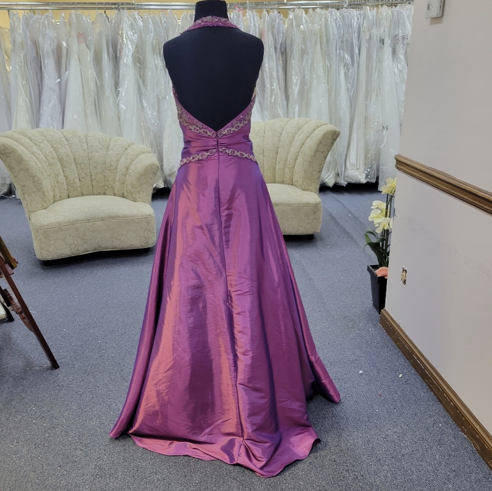 CASSANDRA STONE AMETHYST DRESS - Picture 7 of 13